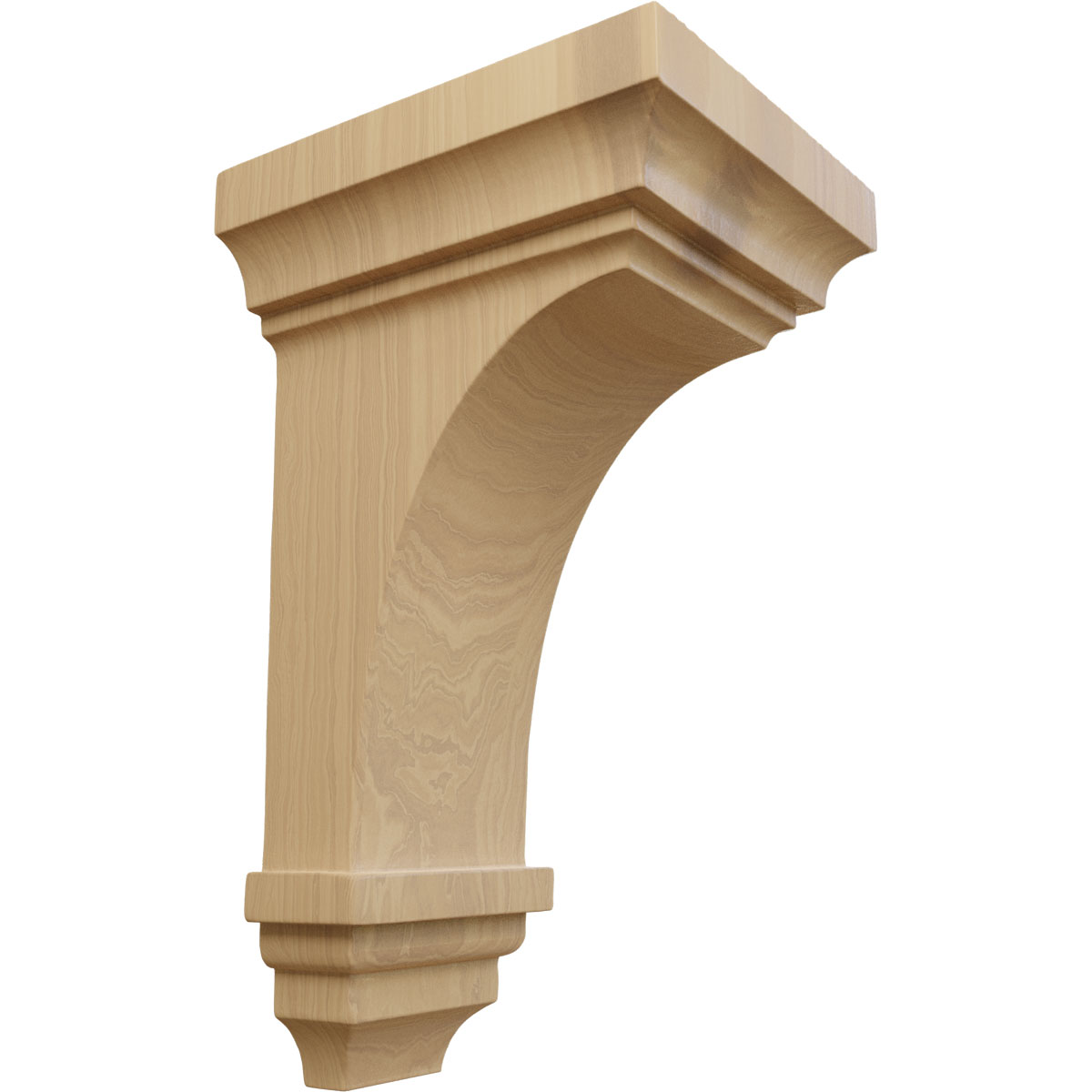 Ekena Millwork 5 Inch Medium Jefferson Wood Corbel