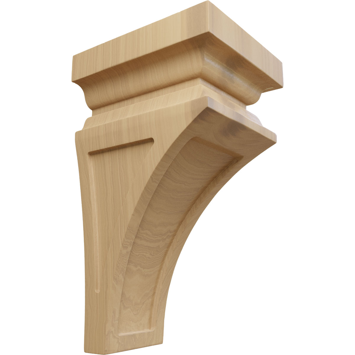 Ekena Millwork 5 Inch Medium Nevio Wood Corbel