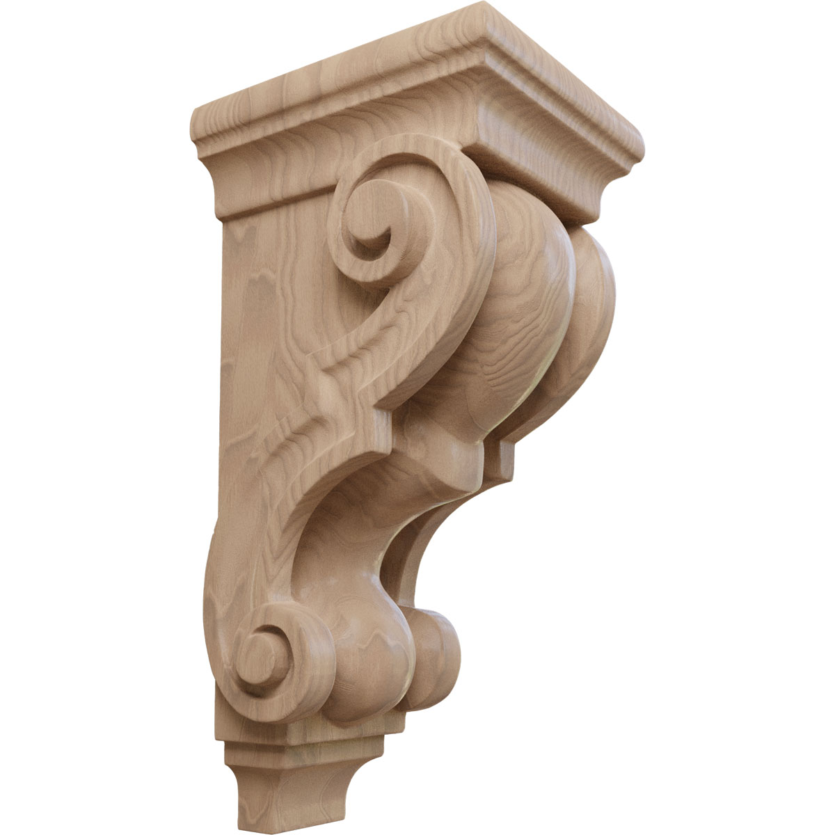 Ekena Millwork 4 1/2 Inch Medium Traditional Wood Corbel