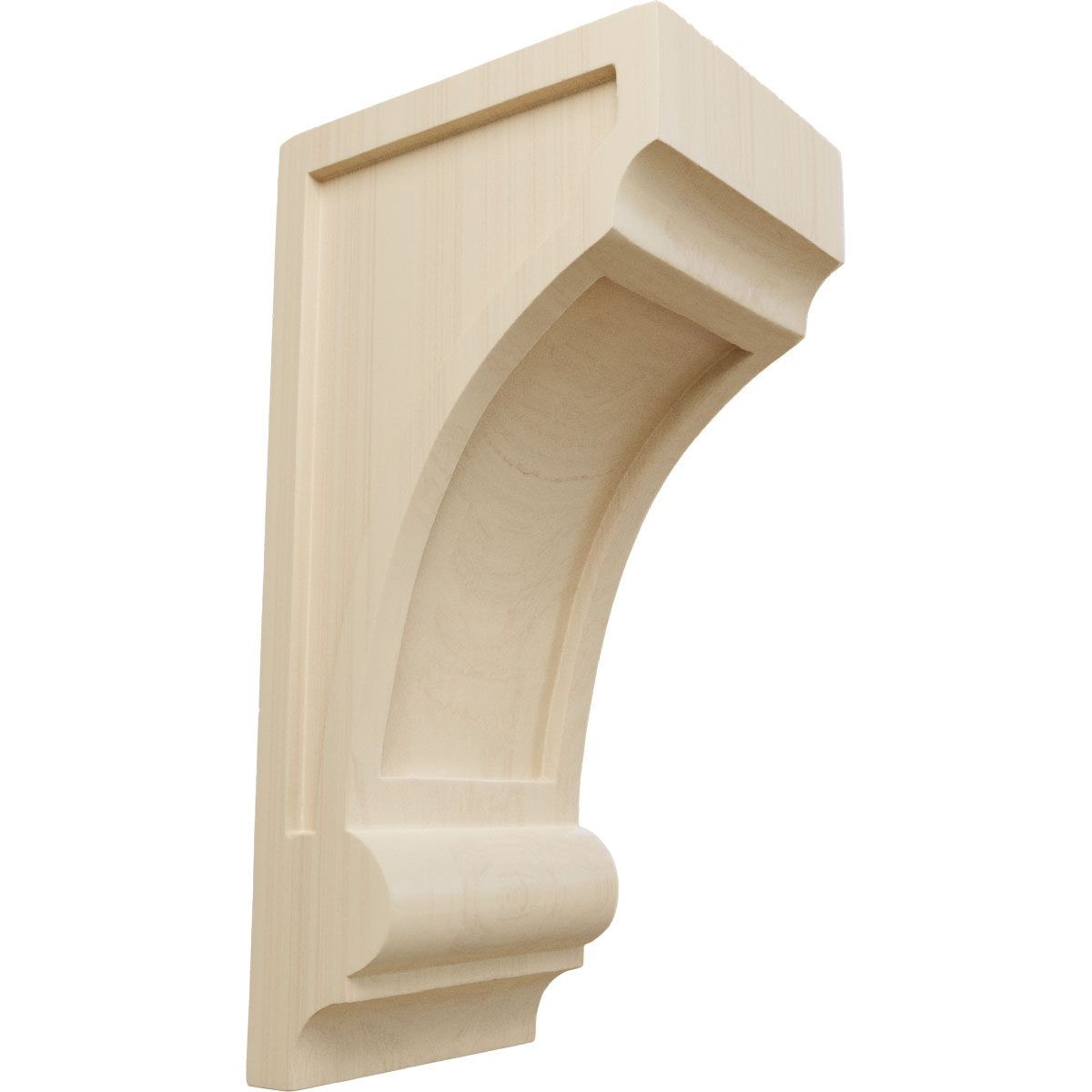 Ekena Millwork 4 3/4 Inch Diane Recessed Wood Corbel