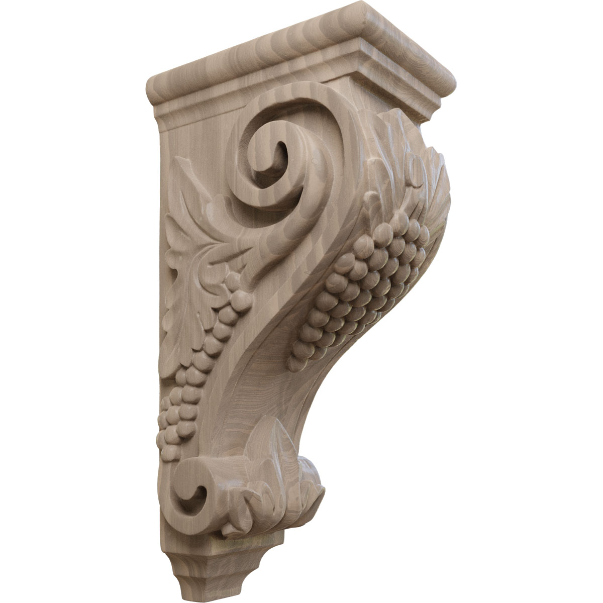 Ekena Millwork 5 Inch Large Grape Corbel