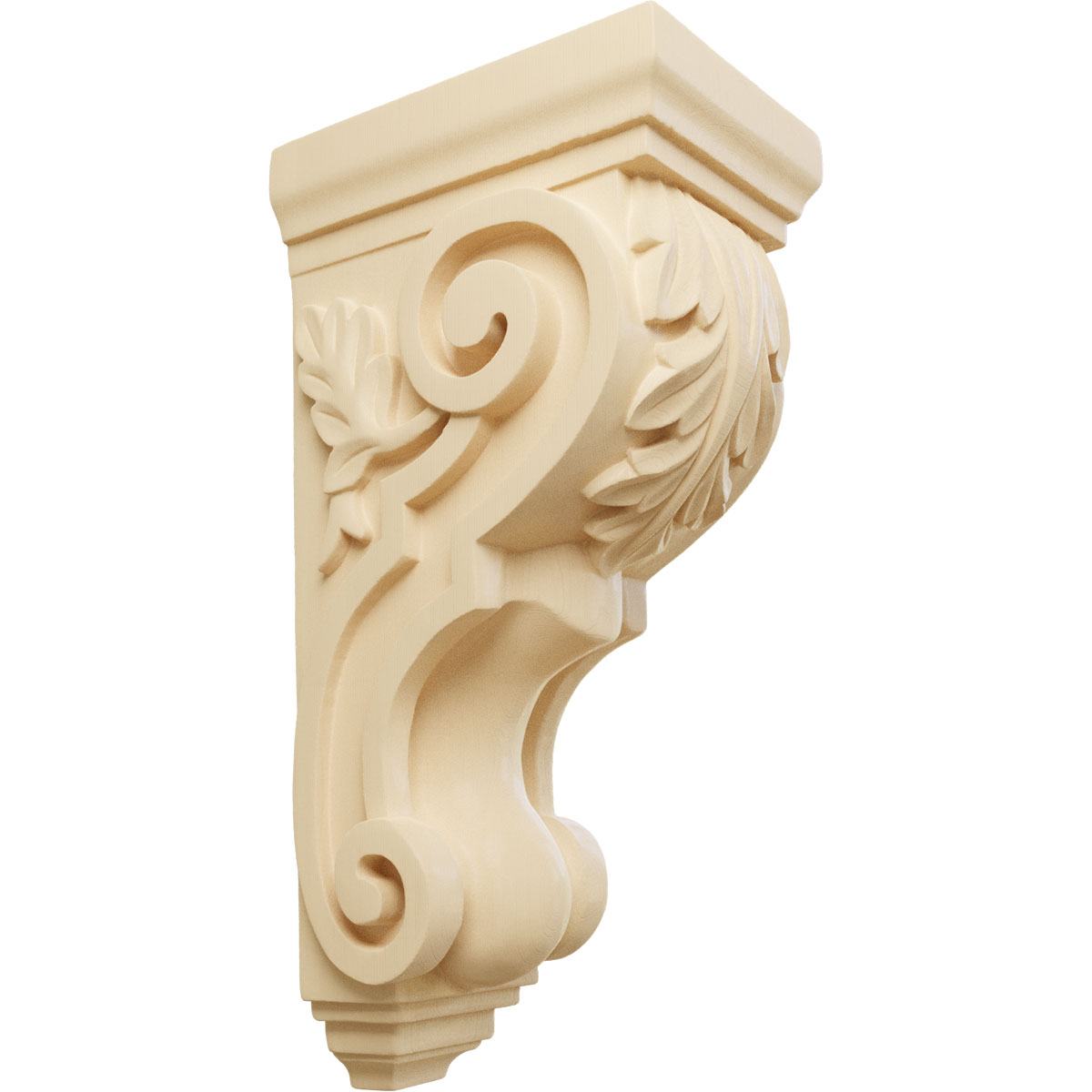 Ekena Millwork 5 Inch Large Traditional Acanthus Corbel