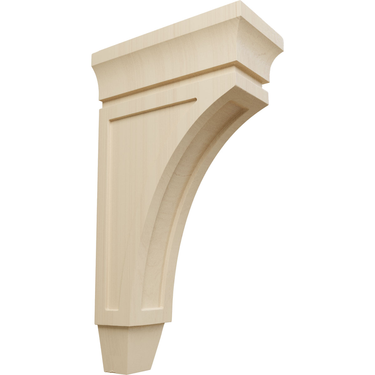Ekena Millwork 5 Inch Extra Large Lucan Wood Corbel