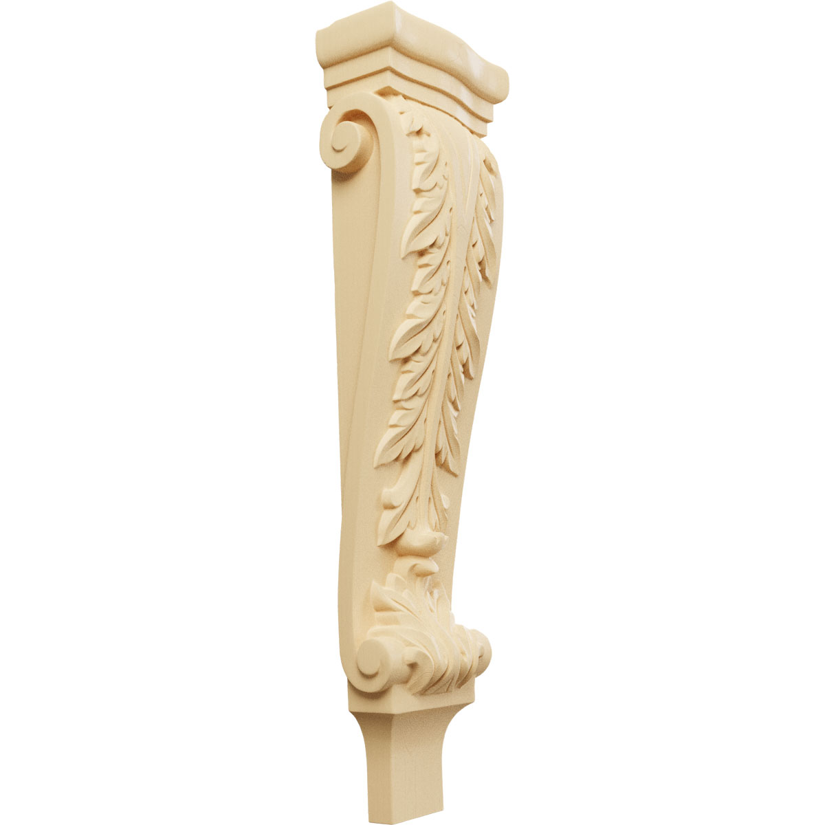 Ekena Millwork 6 1/4 Inch Large Acanthus Pilaster Corbel