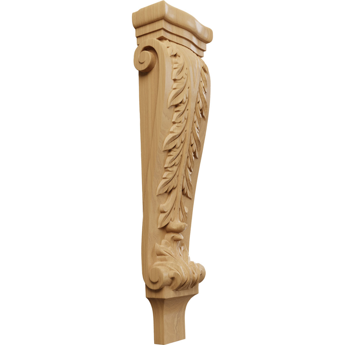 Ekena Millwork 6 1/4 Inch Large Acanthus Pilaster Corbel