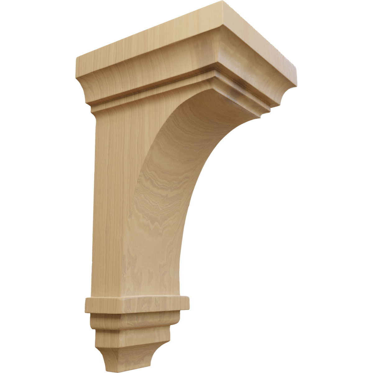 Ekena Millwork 6 Inch Large Jefferson Wood Corbel