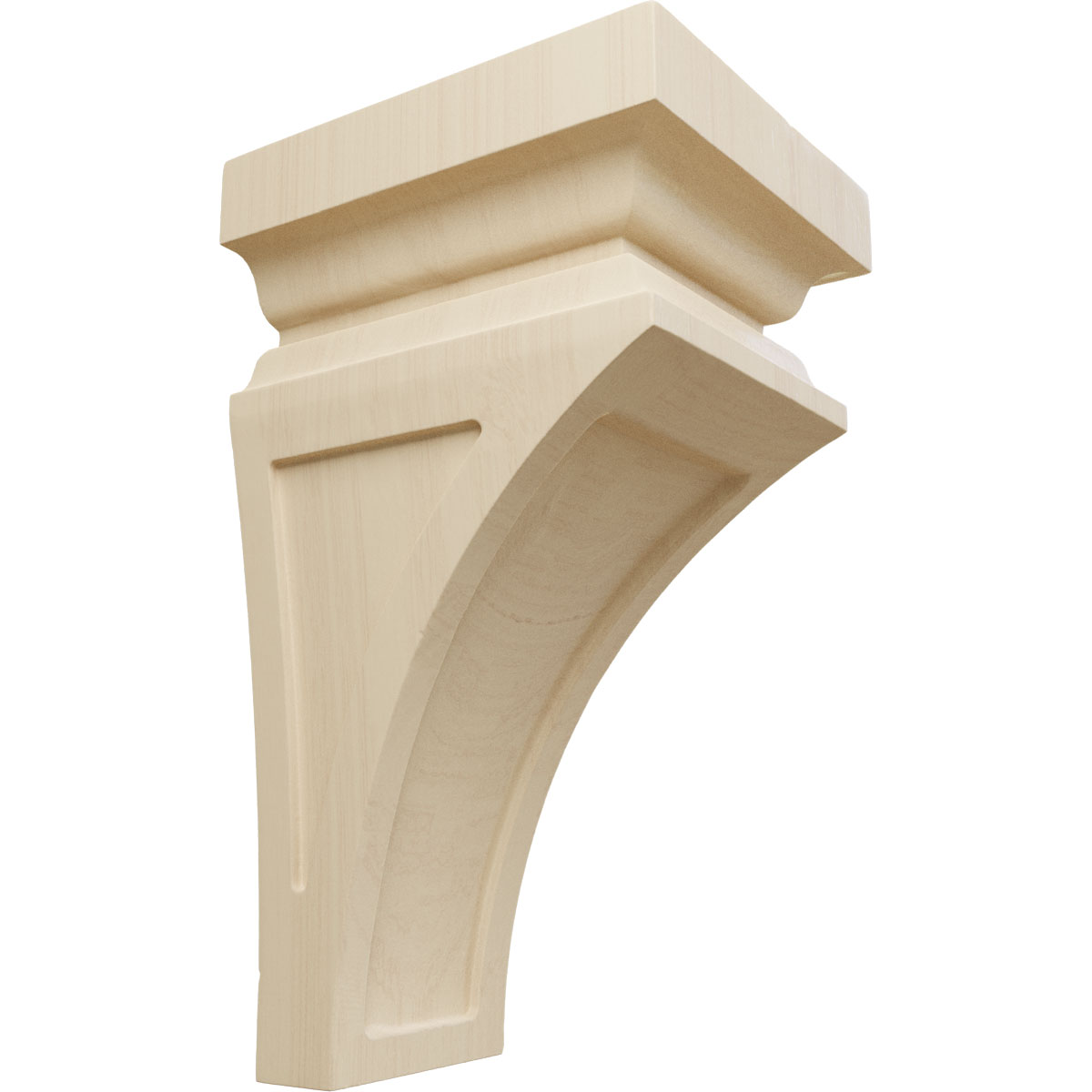 Ekena Millwork 6 Inch Large Nevio Wood Corbel