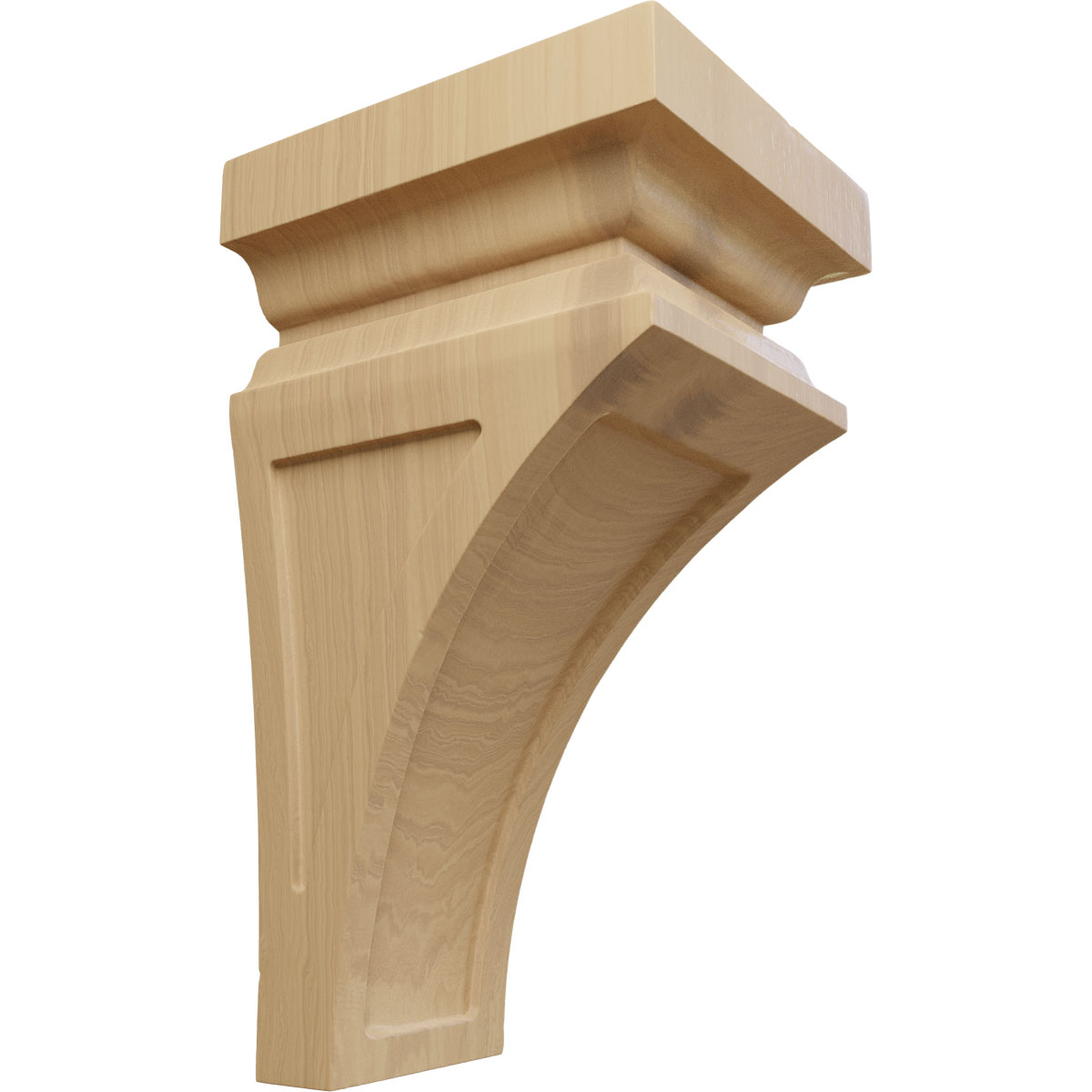 Ekena Millwork 6 Inch Large Nevio Wood Corbel