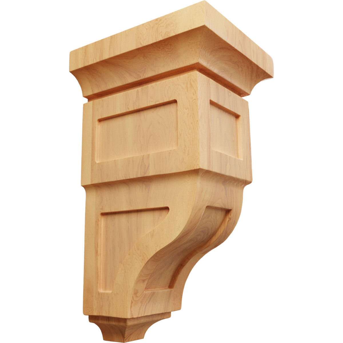 Ekena Millwork 6 Inch Large Reyes Wood Corbel