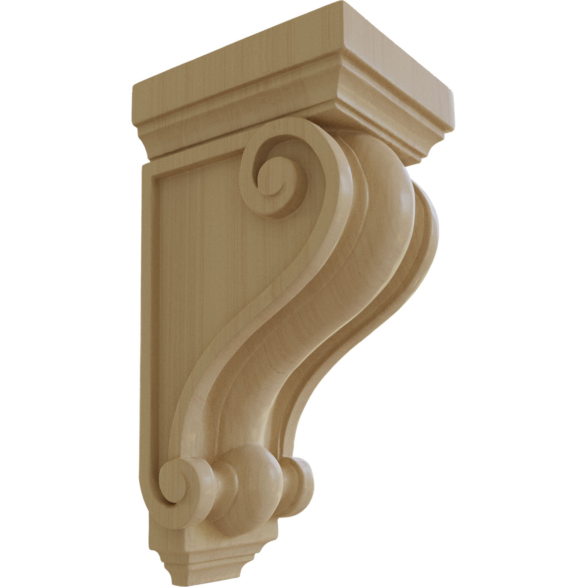 Ekena Millwork 6 Inch Devon Traditional Wood Corbel