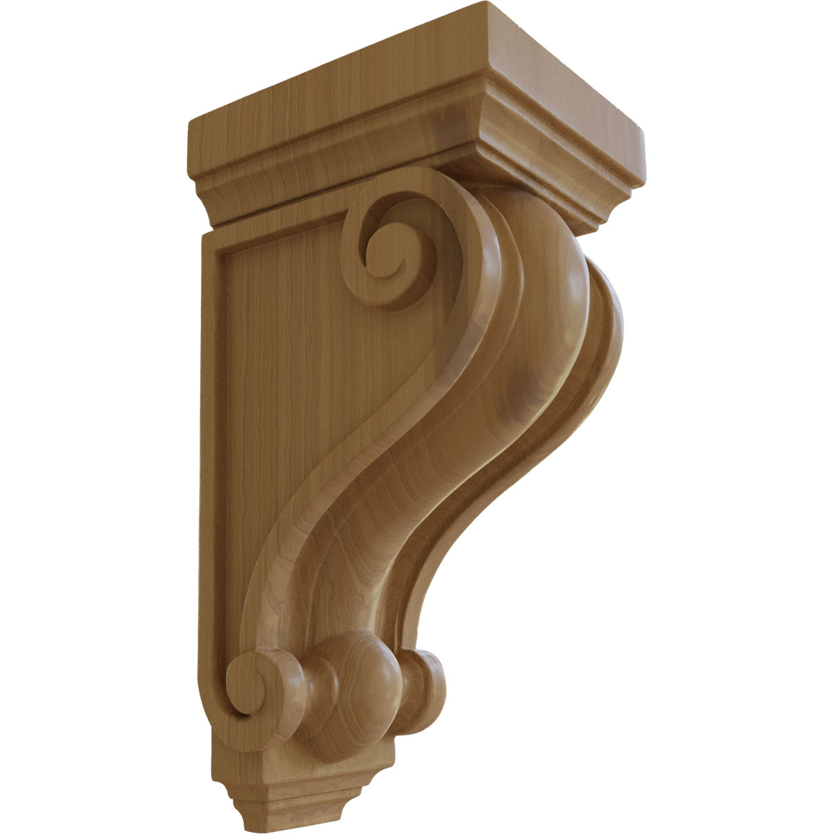 Ekena Millwork 6 Inch Devon Traditional Wood Corbel