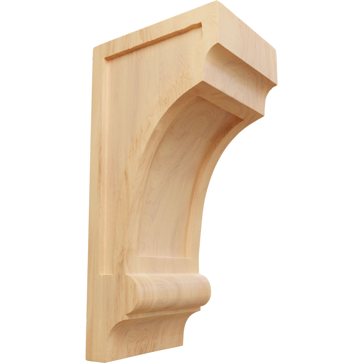Ekena Millwork 5 1/2 Inch Diane Recessed Wood Corbel