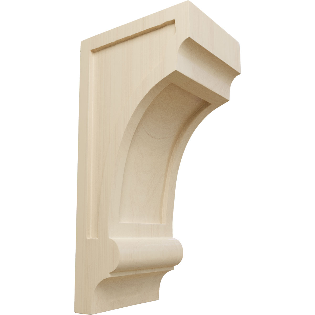 Ekena Millwork 5 1/2 Inch Diane Recessed Wood Corbel