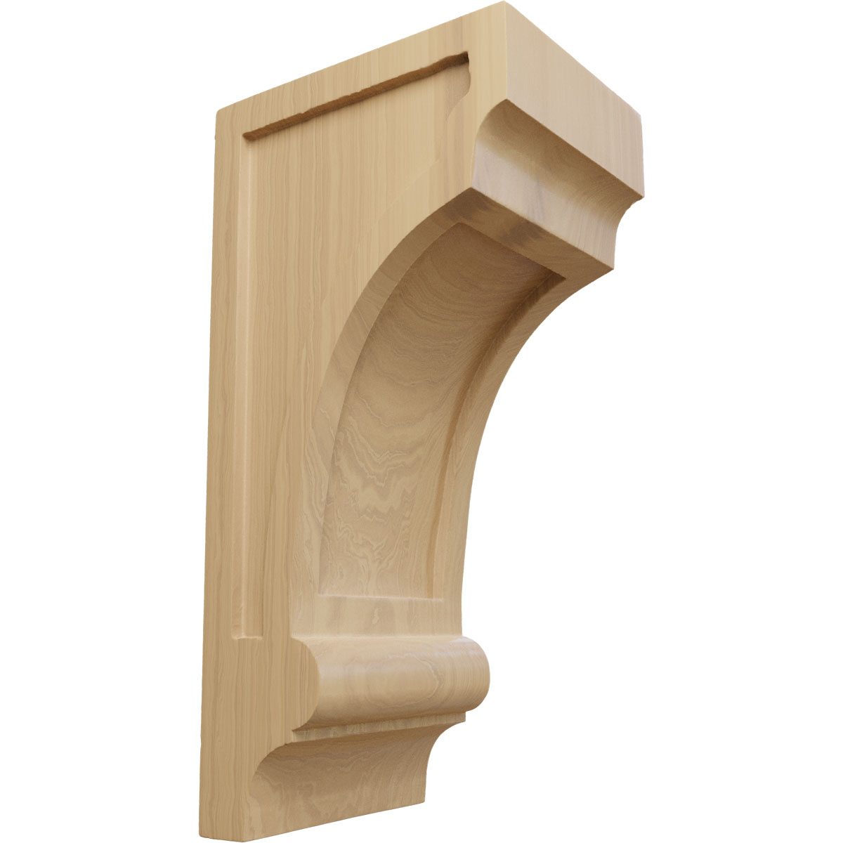 Ekena Millwork 5 1/2 Inch Diane Recessed Wood Corbel