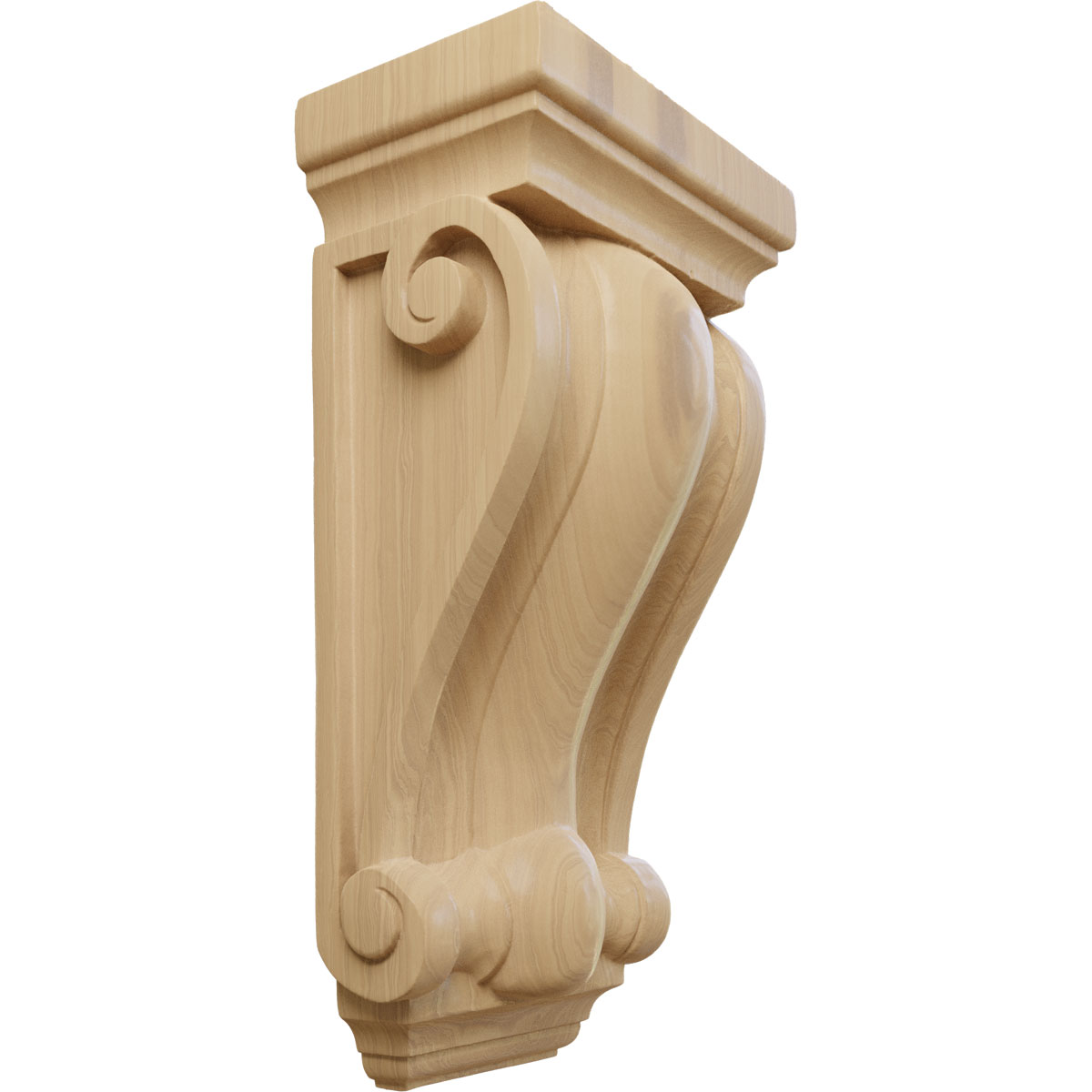 Ekena Millwork 7 1/2 Inch Cole Pilaster Wood Corbel