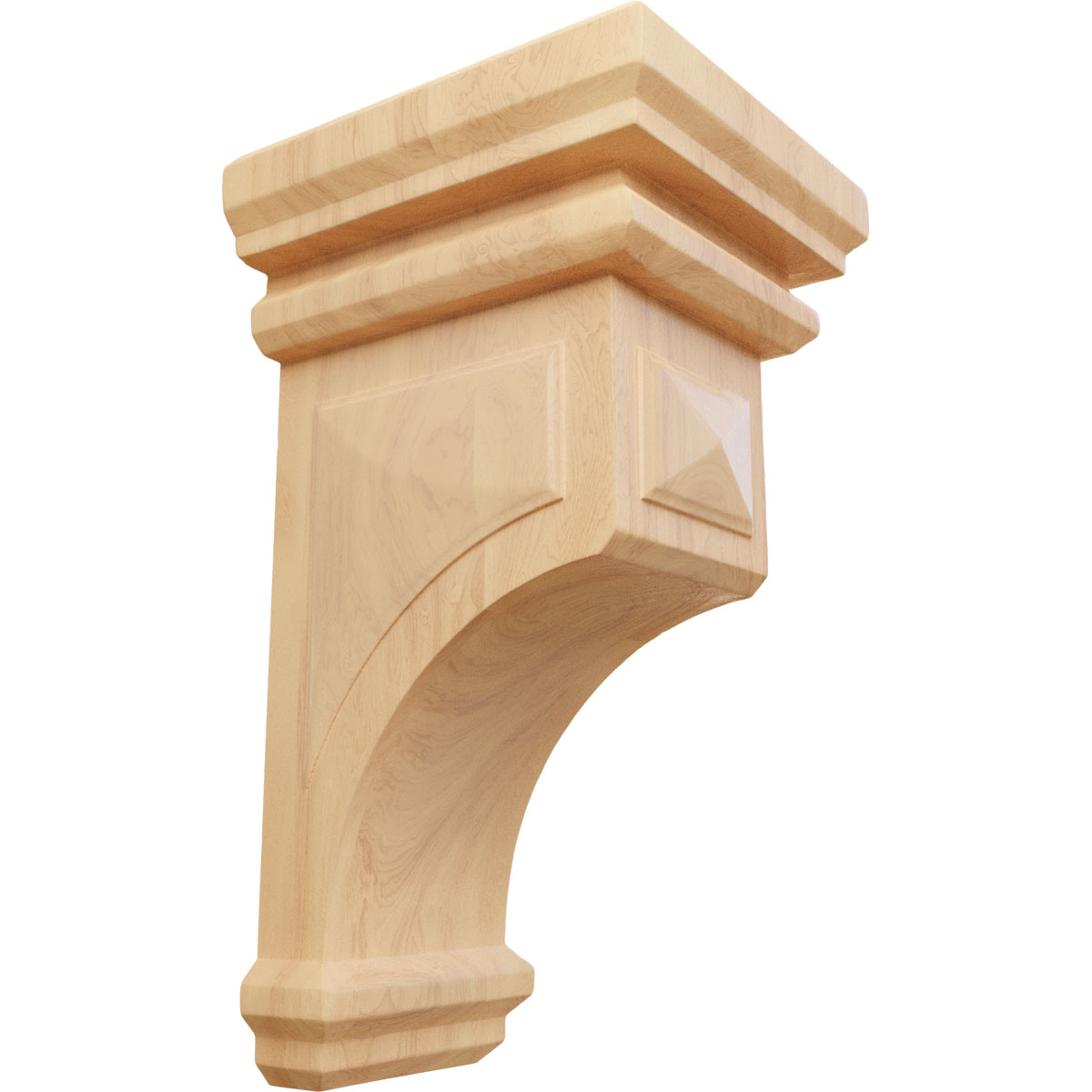 Ekena Millwork 7 Inch Jumbo Woodruff Wood Corbel