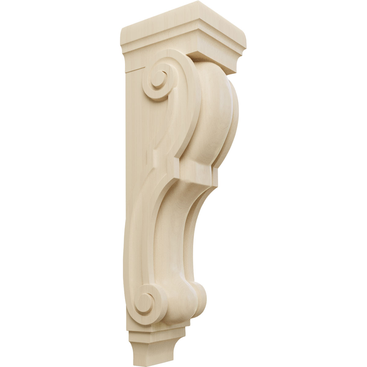 Ekena Millwork 9 Inch Super Jumbo Traditional Wood Corbel