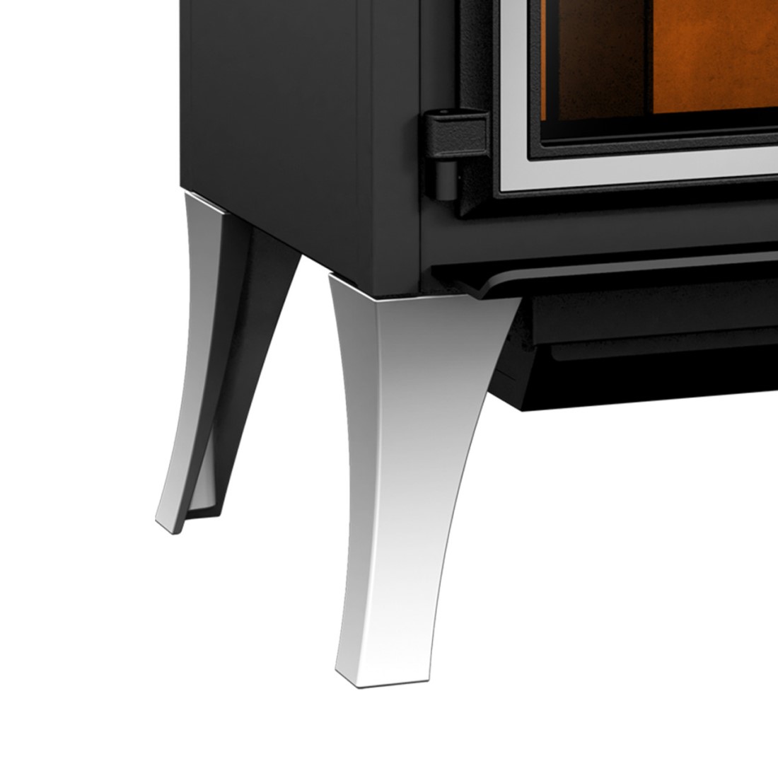 Empire Stove 24 Inch Metallic Black Steel Gateway 1700 Wood Burning Stove