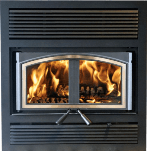 Empire Stove 36 Inch Metallic Black Steel St Clair 3000 Wood Burning Fireplace