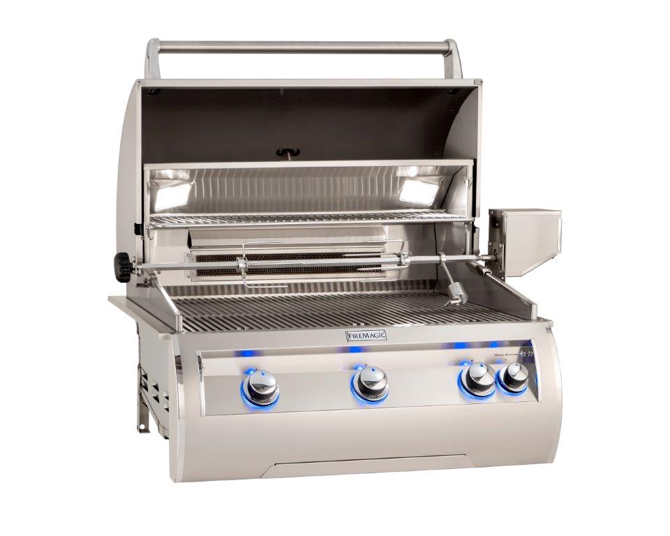 Fire Magic E660i Echelon Diamond Built-In Gas Grill Head with Analog Thermometer