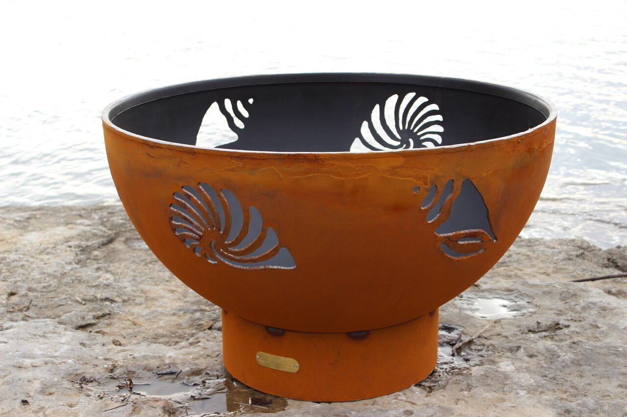 Fire Pit Art Beachcomber Gas Fire Pit - Match Lit