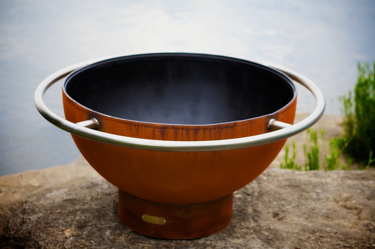 Fire Pit Art Bella Luna Gas Fire Pit - Electronic Ignition