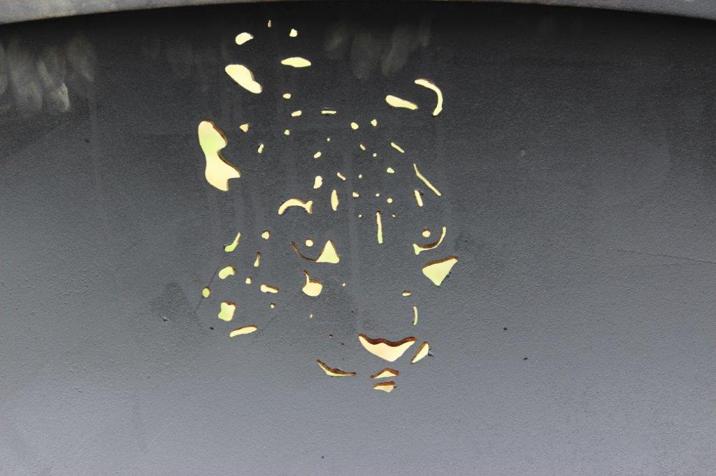 Fire Pit Art Africa's Big Five Game Wood Burning Fire Pit