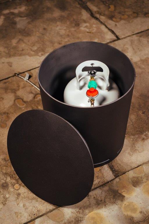 Fire Pit Art Propane Tank Holder