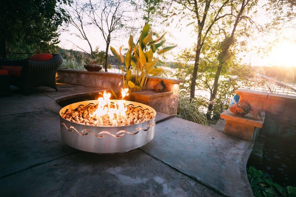 Fire Pit Art Fire Surfer Gas Fire Pit