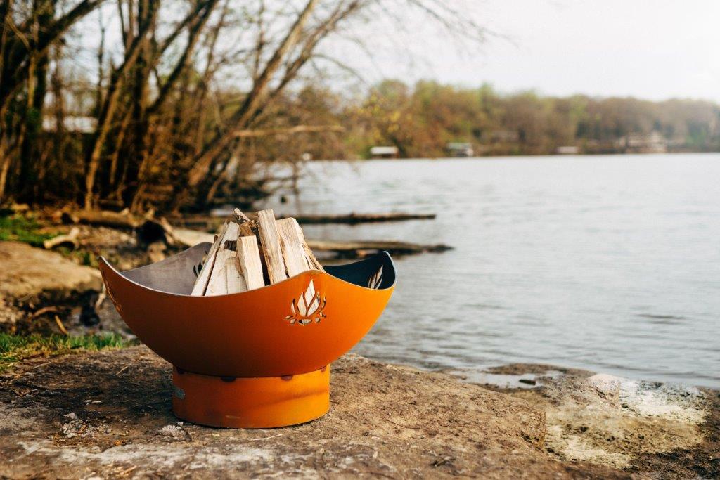 Fire Pit Art Namaste Gas Fire Pit