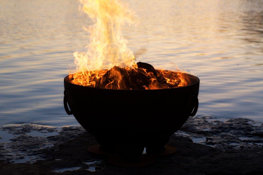 Fire Pit Art Nepal Fire Pit - Electronic Ignition