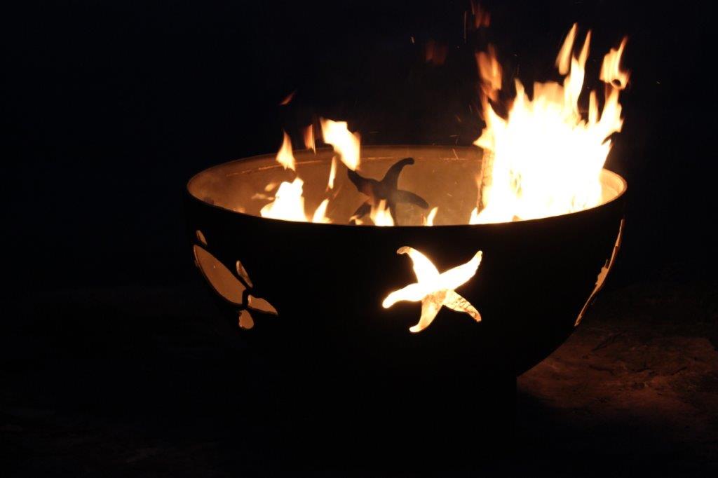 Fire Pit Art Sea Creatures Wood Burning Fire Bowl