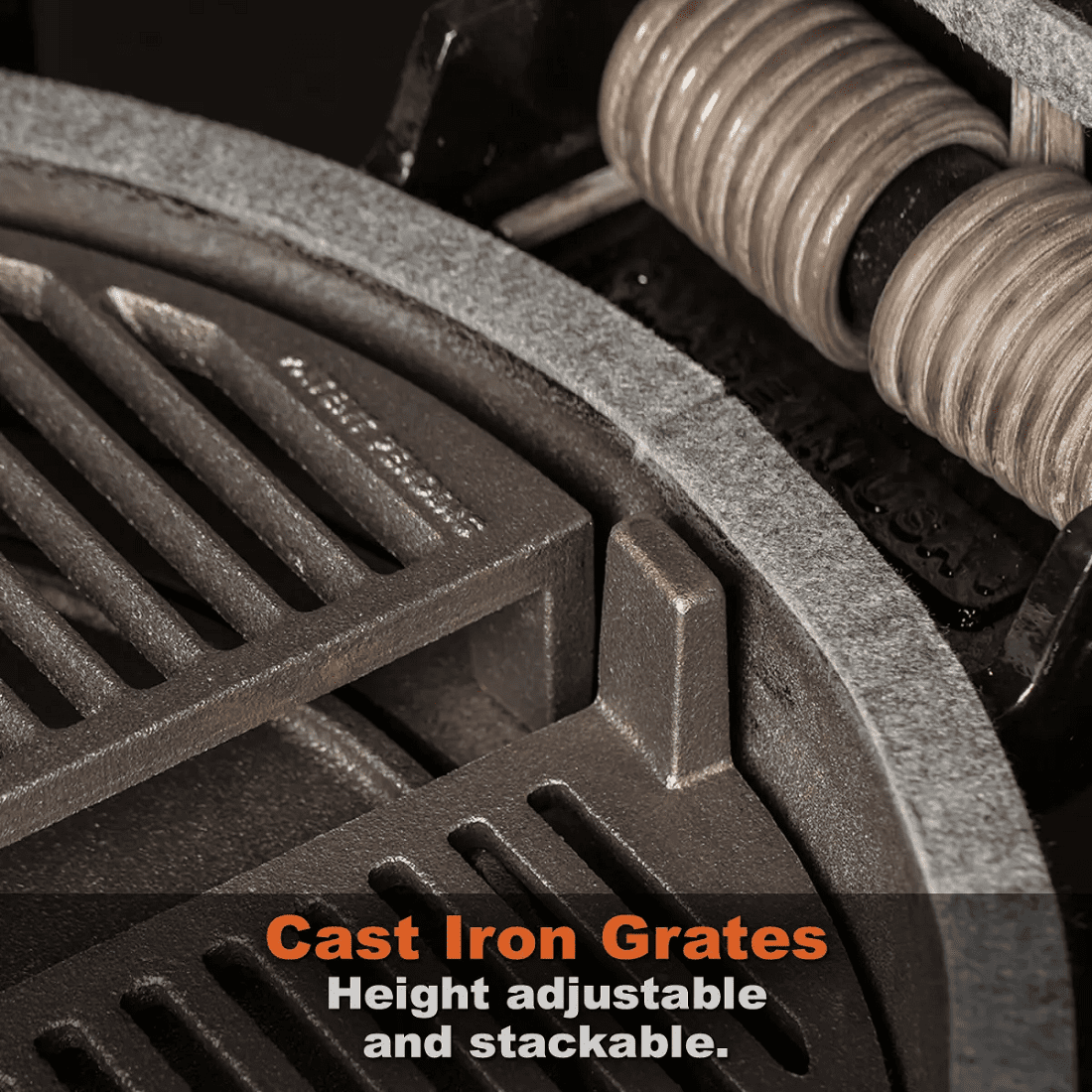 Goldens Cast Iron 20 1/2 Inch Cast Iron Half Grate