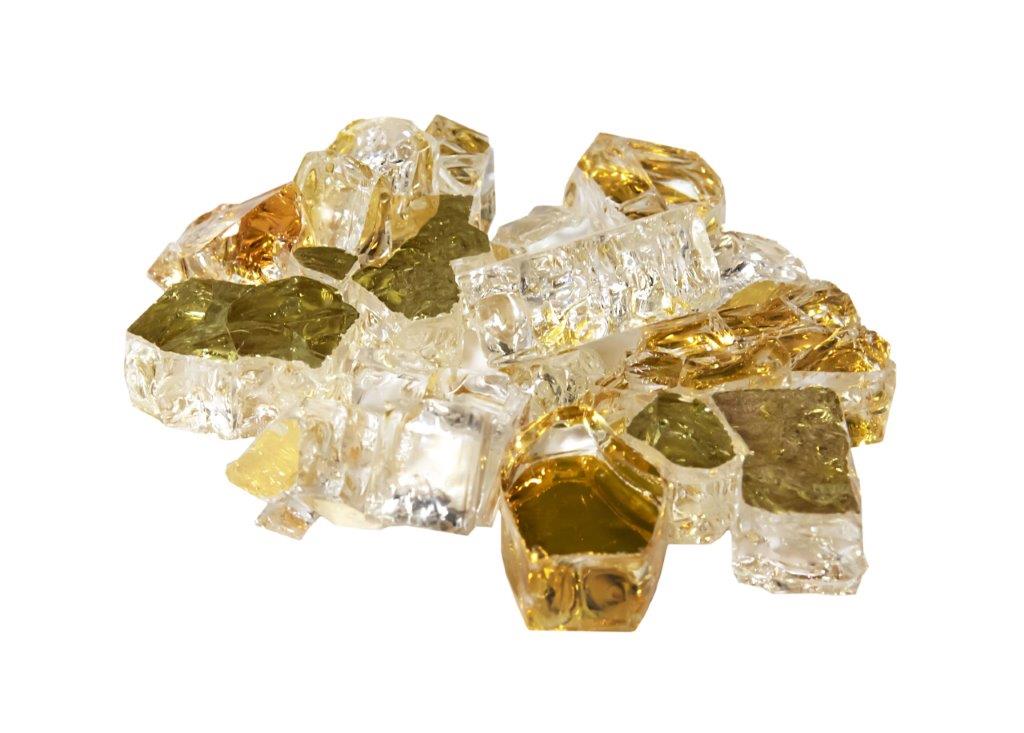 Grand Canyon 1/2 Inch Crushed Reflective Fire Glass - 10 lb