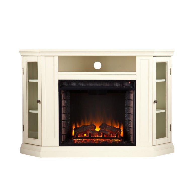 SEI 48 Inch Claremont Electric Fireplace with Convertible Media Storage
