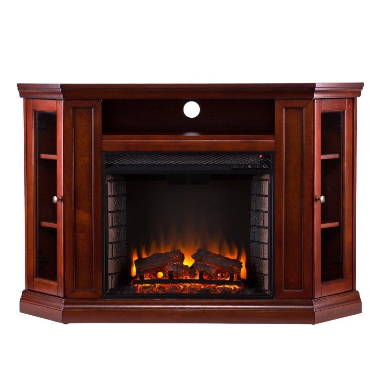 SEI 48 Inch Claremont Electric Fireplace with Convertible Media Storage
