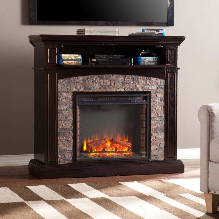 SEI 45 Inch Grantham Corner Convertible Electric Fireplace