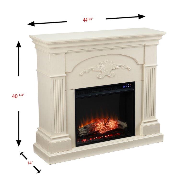 SEI 45 Inch Sicilian Electric Fireplace with Classic Mantel