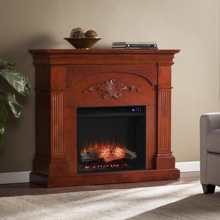 SEI 45 Inch Sicilian Electric Fireplace with Classic Mantel