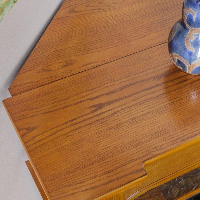 SEI 45 Inch Cartwright Corner Convertible Electric Fireplace