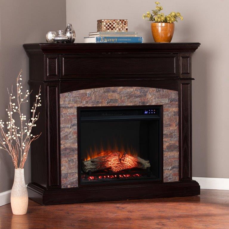 SEI 45 Inch Grantham Corner Convertible Electric Fireplace