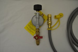 Hearth Products Controls Small Tank Propane Conversion Kit for Match Lit Fire Pits up to 40k BTU