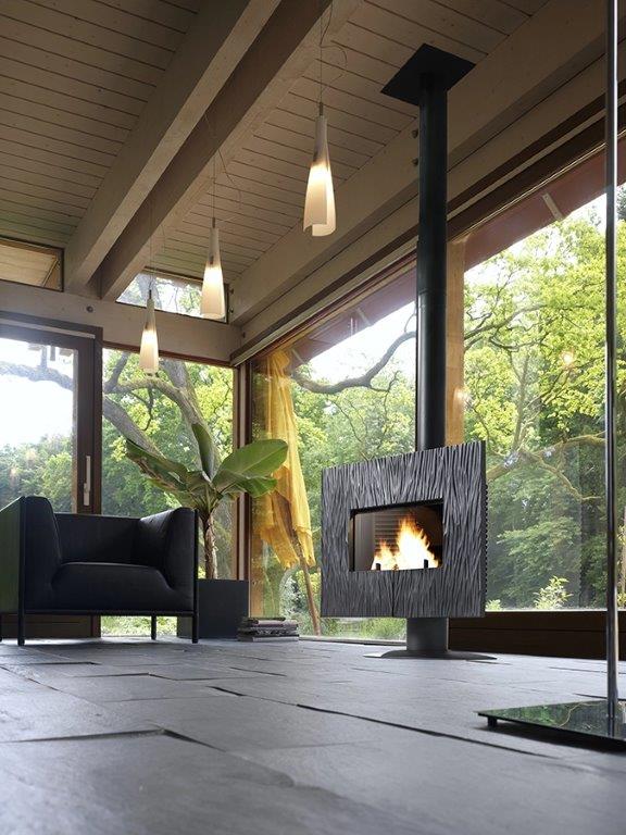 Invicta Gaya Slate 47 Inch Wood Burning Stove