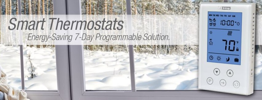 King Electrical Clear Touch Programmable Thermostat