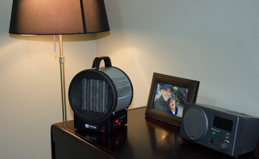 King Electrical Rugged Metal Portable Heater