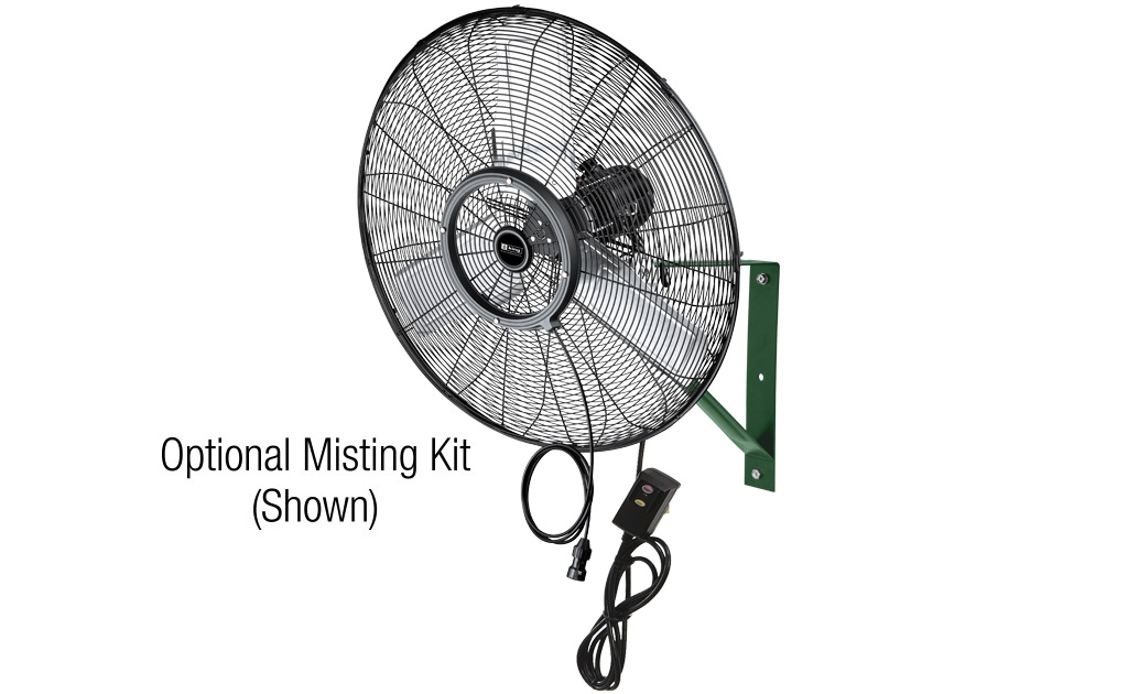 King Electrical Wall Mount Commercial High Velocity Oscillating Air Circulator