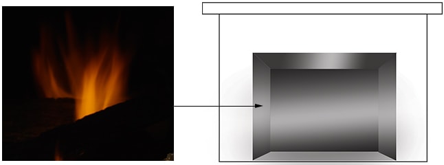 Majestic 42" Marquis II Hearthbrick and Glass Walls Kit