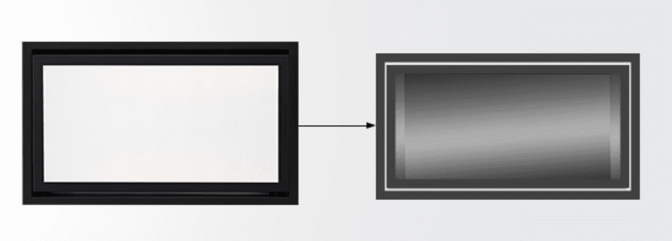 Majestic 32 Inch Black Clean Face Fireplace Trim for Jade Fireplaces