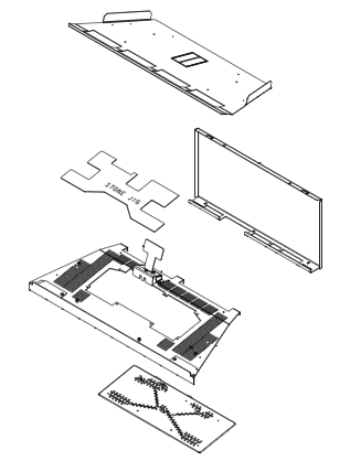 Majestic Contemporary Kit with Glass Liner and Driftwood Logs for 30" Ruby Insert