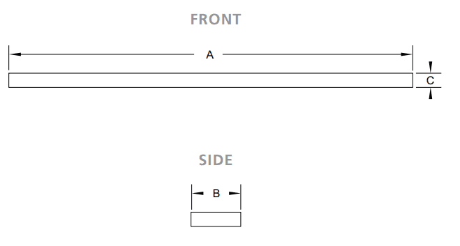 Majestic 72" Fillmore Primed MDF Mantel Shelf